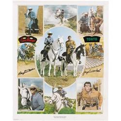 Clayton Moore and Jay Silverheels Signed Lone Ra