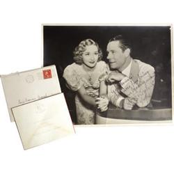 Joe E. Brown Autographed Photo to Marian Marsh 