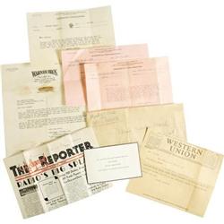 Marian Marsh Contract Extension for "Svengali" 