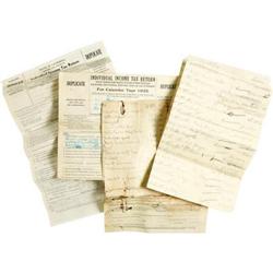 Marian Marsh Guest List Including Howard Hughes, 