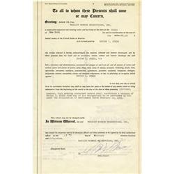 Marilyn Monroe Signed Agreement