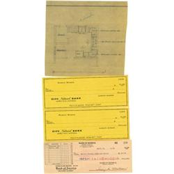 Marilyn Monroe Blank Checks and Other Documents
