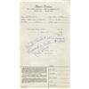 Image 2 : Marilyn Monroe Original Carbon Invoice and Bill