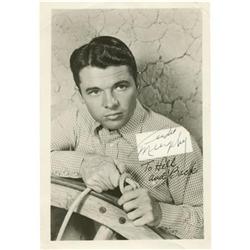 Audie Murphy Signed Photo