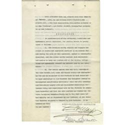 Gloria Swanson & L.B. Mayer Signed Contract