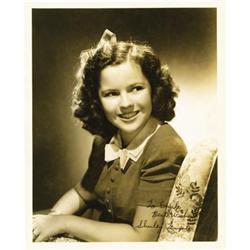 Shirley Temple Signed 8" X 10" Picture to Emile