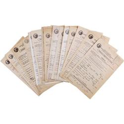 Celebrity Signed Driver's License Applications