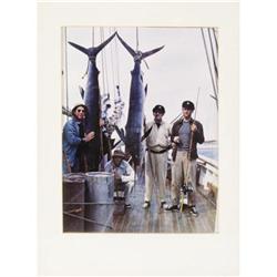 Henry Fonda, John Wayne & Others Fishing Photo