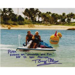 Buzz Aldrin Signed Photo to Peter Fonda