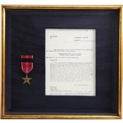 Henry Fonda's Bronze Star