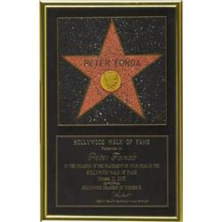 Peter Fonda's Hollywood Walk of Fame Award