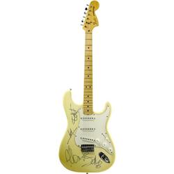 U2 Band Signed Guitar