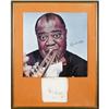 Image 1 : Louis Armstrong Signed Handkerchief