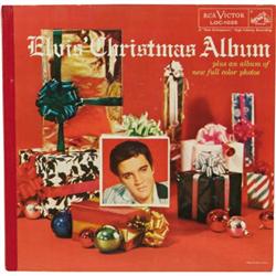 Elvis' Christmas Album LP (RCA 1035, 1957). Wi
