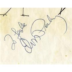 Elvis Presley Signed Place Mat