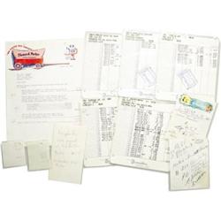 Elvis Presley Lot of 10 Documents and Receipts.