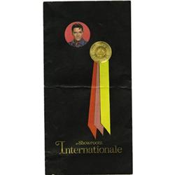 Elvis Presley Souvenir Menu International Hotel