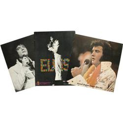 Elvis Presley Souvenir Menu Group of 3 (1971-75)