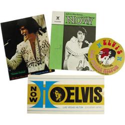 Elvis Presley Las Vegas Hilton Souvenir Group of