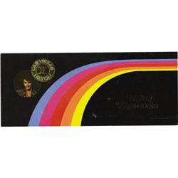 Elvis Presley Las Vegas Hilton Menu (1975). This