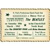 Image 1 : Beatles St. Paul's Concert Ticket