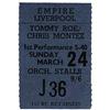 Image 1 : Beatles Liverpool Concert Stub. A used ticket to