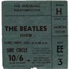 Image 1 : Beatles Portsmouth Concert Ticket. From their No