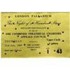 Image 1 : Beatles London Palladium Concert Ticket