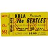 Image 1 : The Beatles Dodger Stadium Concert Ticket Stub
