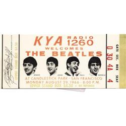 Beatles Unused Ticket to Final Performance