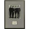 Image 1 : Beatles Ensemble Photo and Ticket Ad. Here''s an