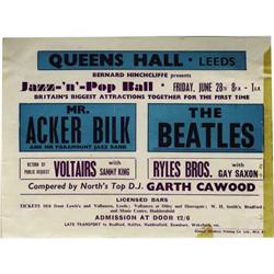Beatles Queens Hall Concert Handbill. A very dif