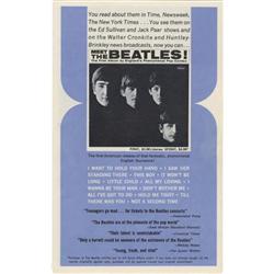 Meet The Beatles Record Club Promo Brochure