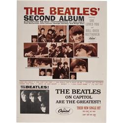 The Beatles Second Album Promotional Poster