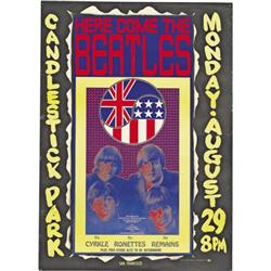 Beatles Candlestick Park Poster, Program, Ticket