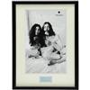 Image 1 : John Lennon and Yoko Ono Framed Autographs