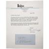 Image 3 : John Lennon and Yoko Ono Framed Autographs