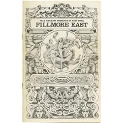 Country Joe and the Fish Fillmore East Program