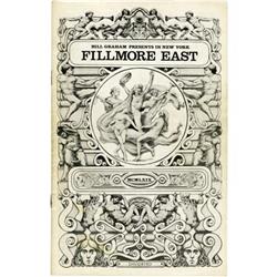 Grateful Dead Fillmore East Program (1969).
