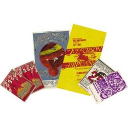 Jefferson Airplane Ticket and Postcard Group