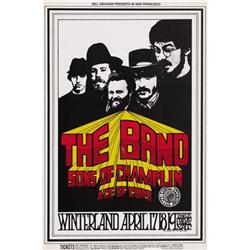 The Band Winterland Concert Poster BG-169