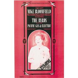 Mike Bloomfield & Friends/Byrds Fillmore Poster