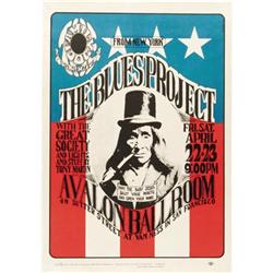 Blues Project Avalon Concert Poster FD-5-2