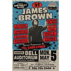 James Brown "Super Birthday Bash" 1997 Poster