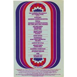 Eric Burdon & the Animals Fillmore East Handbill