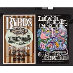 The Byrds Concert Poster BG-96 and BG-177 Group