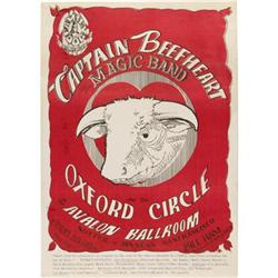 Captain Beefheart/Magic Band "Red Bull" Poster