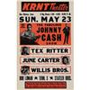 Image 1 : Johnny Cash Show KRNT Theater Concert Poster