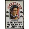 Image 1 : Johnny Cash McElroy Auditorium Concert Poster