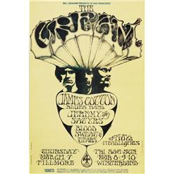 Cream Fillmore/Winterland Concert Poster BG-110